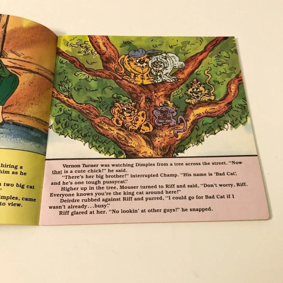 Vtg 1983 Bad Cat Movin In Book David Vincent Jack White - Picture 8 of 15